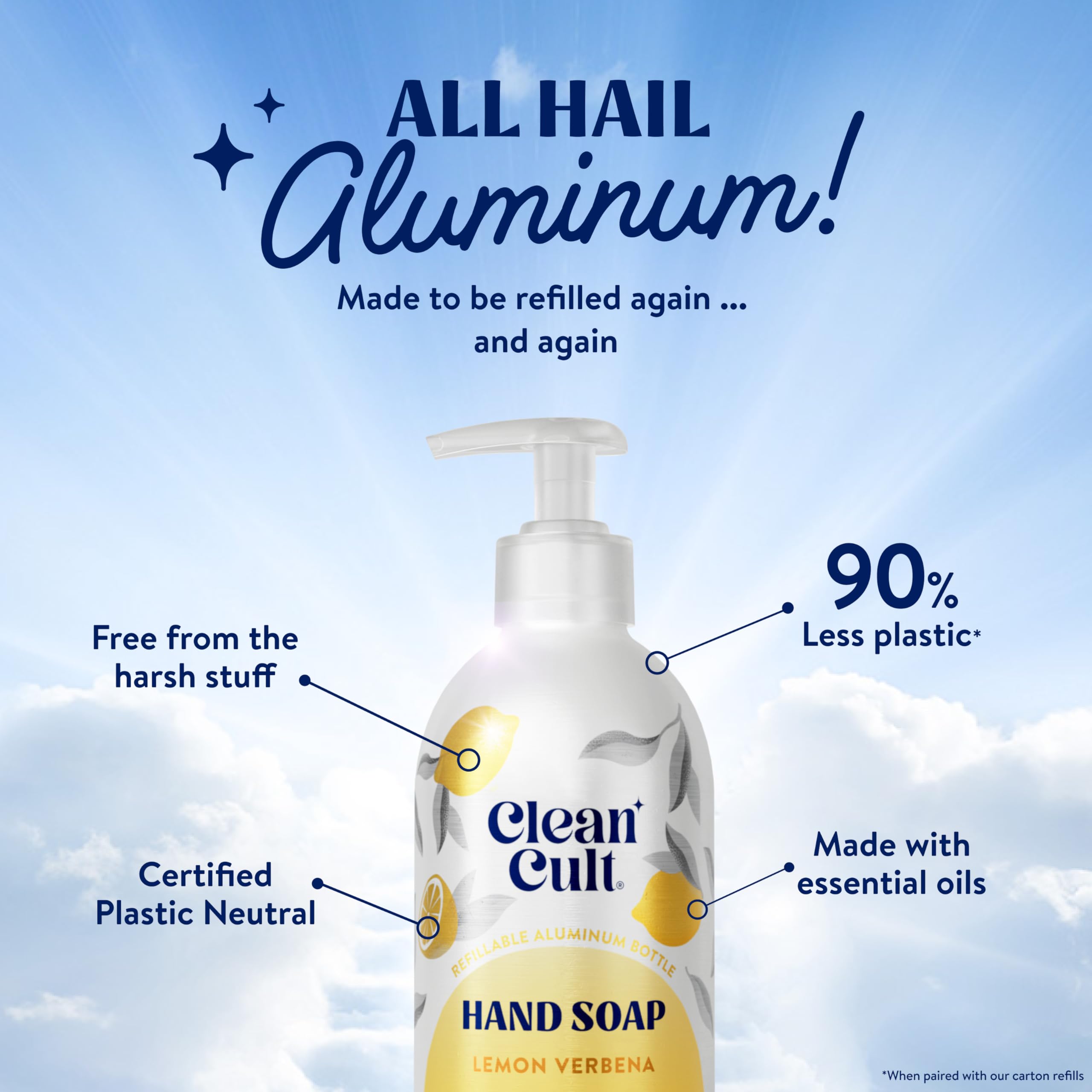 Cleancult aroma limon verbena para manos suaves