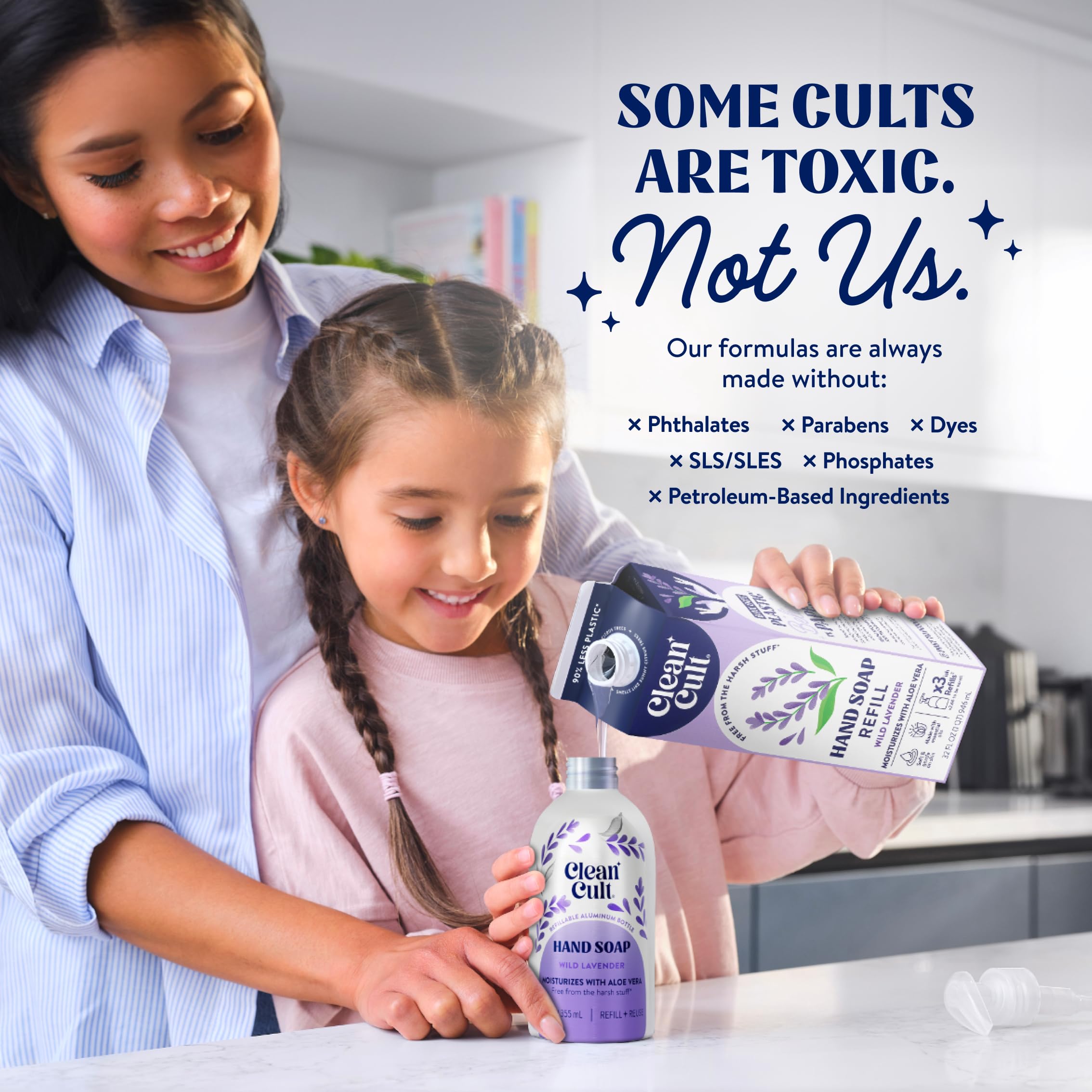Cleancult ingredientes aloe lavanda, fórmula natural