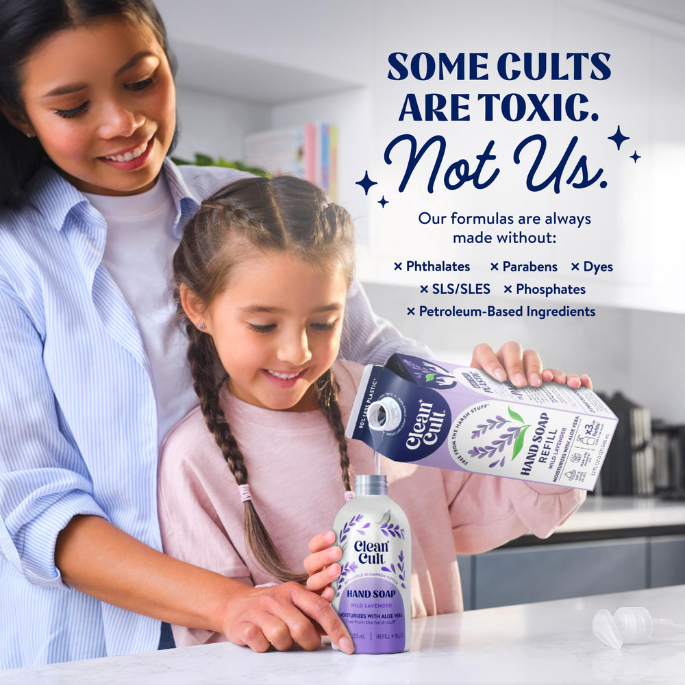 Cleancult ingredientes aloe lavanda, fórmula natural