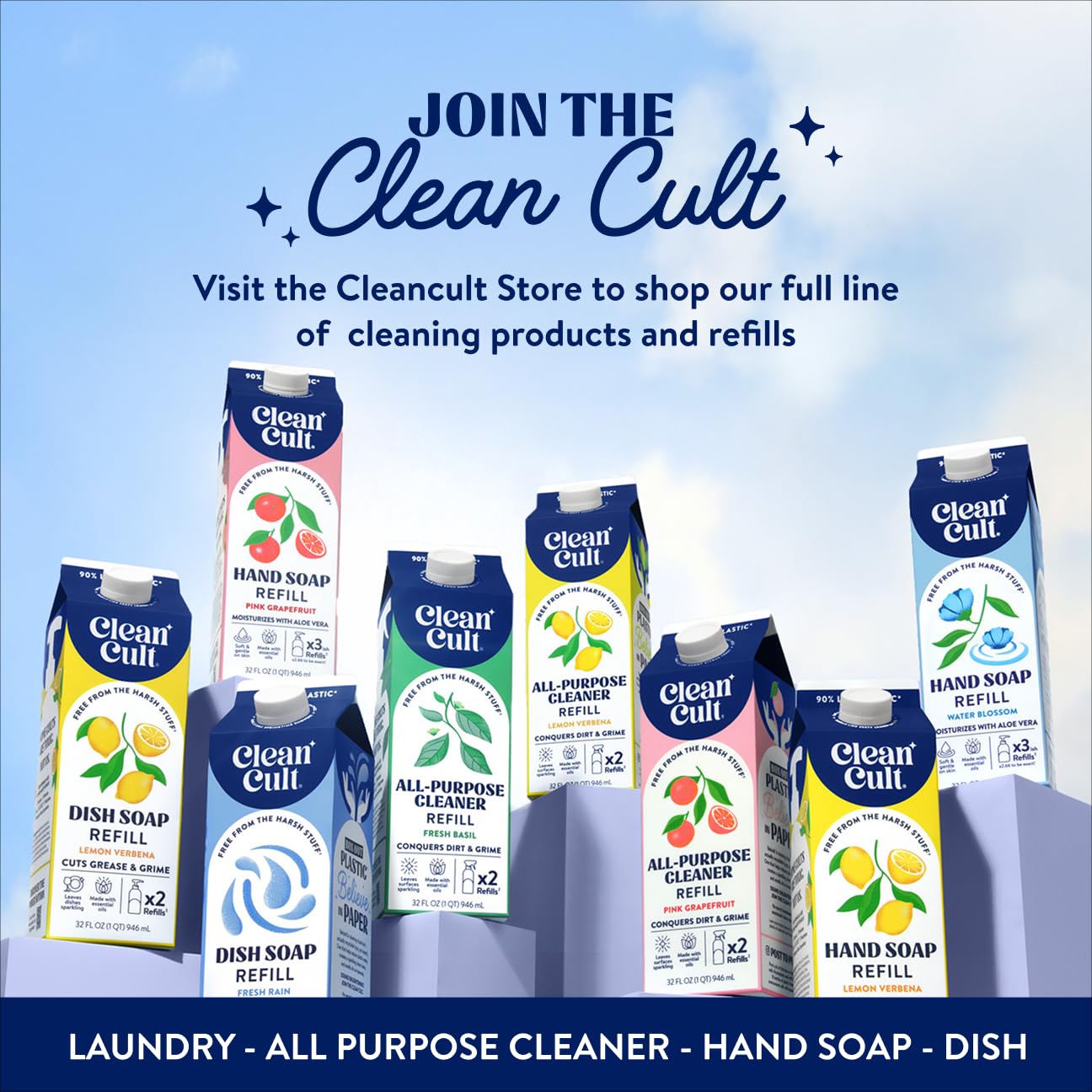 Cleancult Proceso de relleno sencillo y responsable