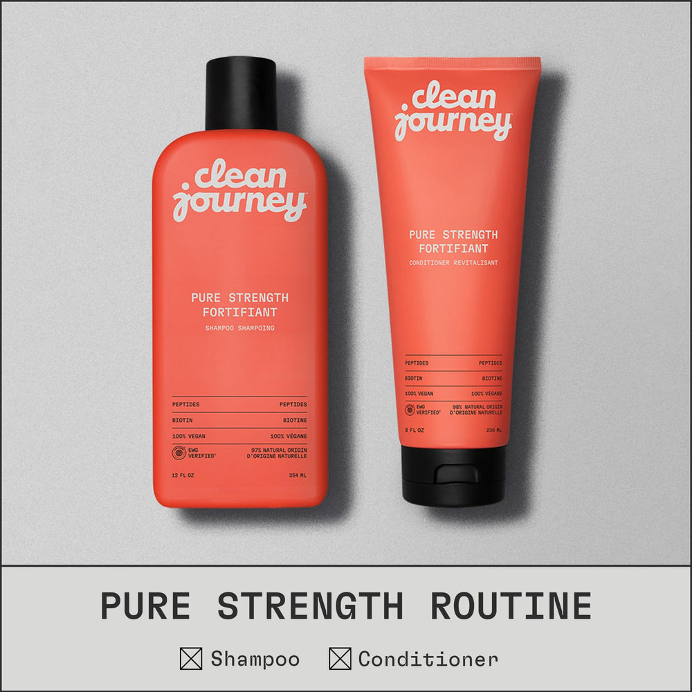 cleanjourney Fuerza Pura Champú: uso diario recomendado para cabello dañado
