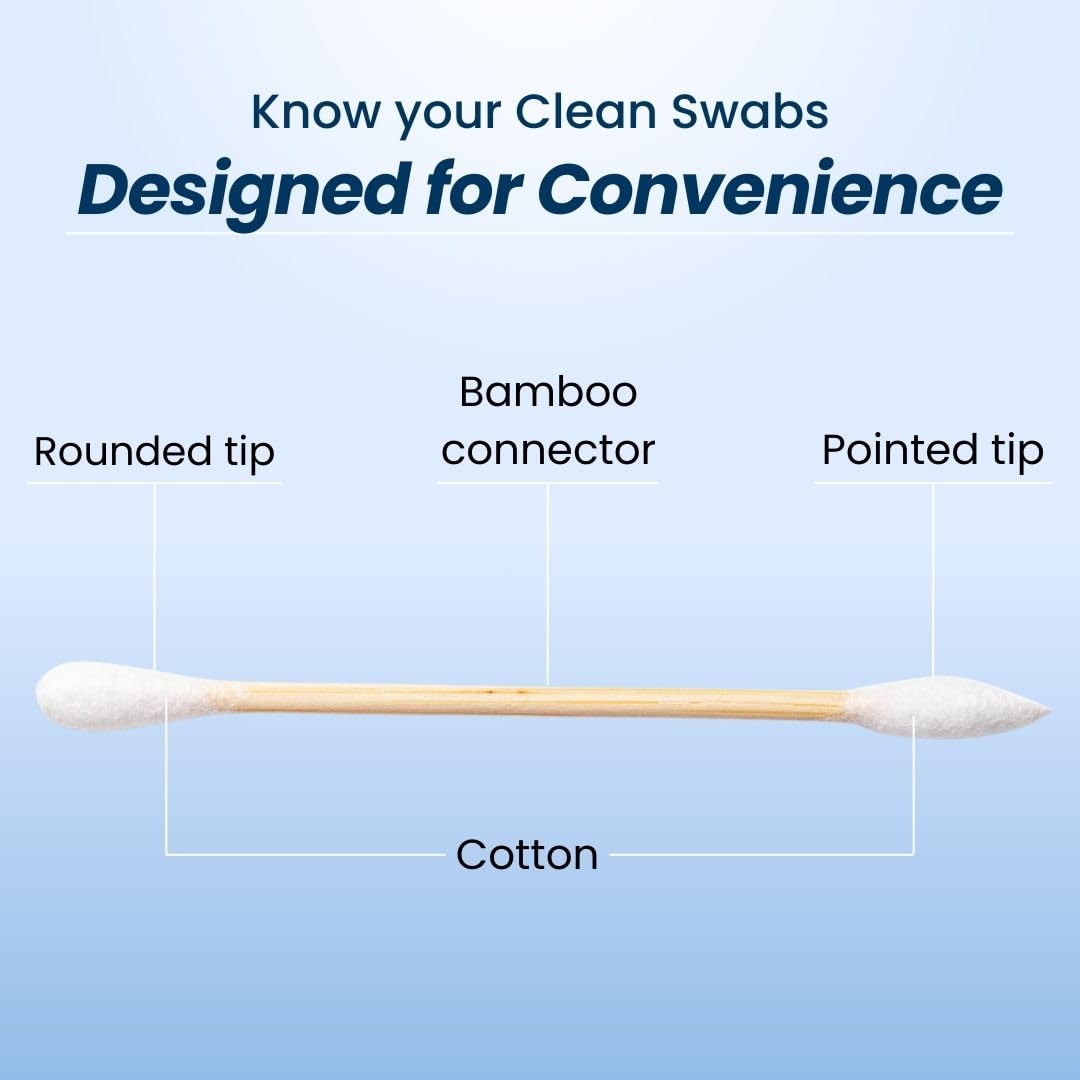 Clean Skin Club swabs made from organic cotton and bamboo for eco friendly beauty