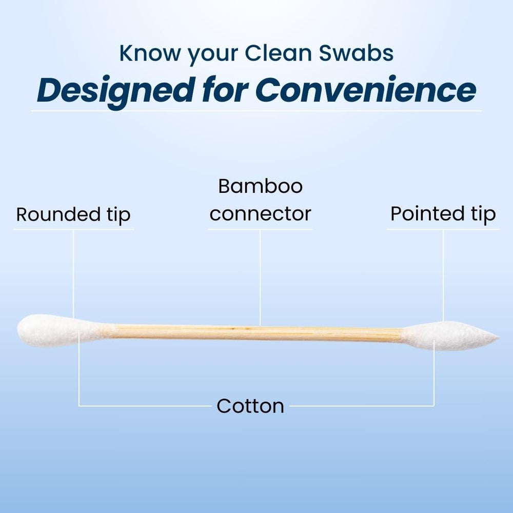 Clean Skin Club swabs made from organic cotton and bamboo for eco friendly beauty