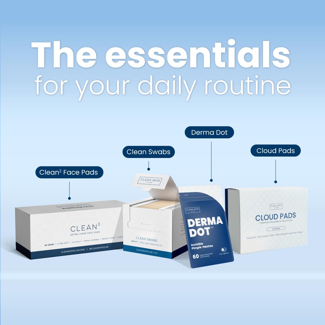 Clean² Pads 2.0 compatibles con desmaquillante para uso cómodo