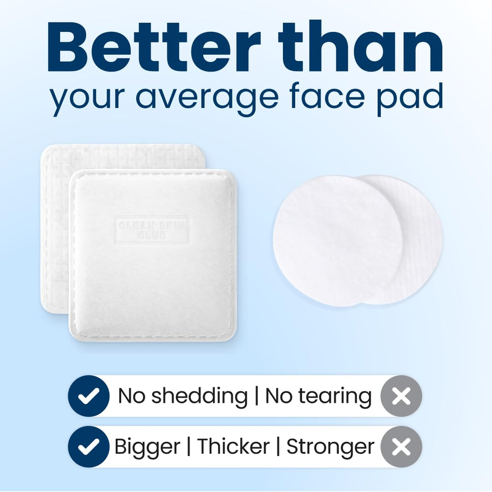 Clean² Pads 2.0 lado texturizado para exfoliación suave