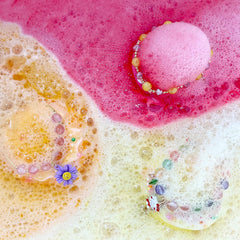 Clear and Fresh Donut Bath Bombs gift packaging ready for birthdays and celebrations