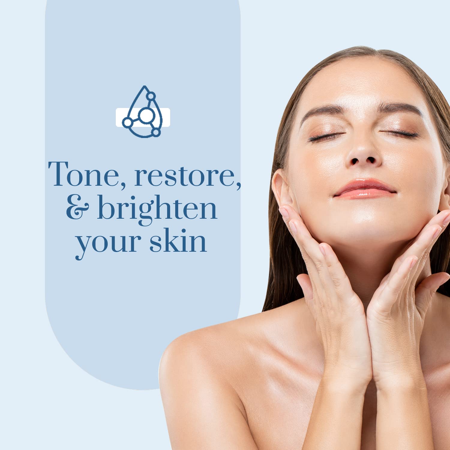 Clear Beauty, hidratación intensa para ojos, sensación fresca.