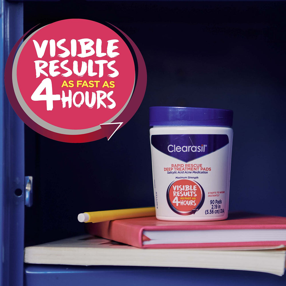 Clearasil Rapid Rescue: tecnología Acceladerm para entrega rápida del medicamento