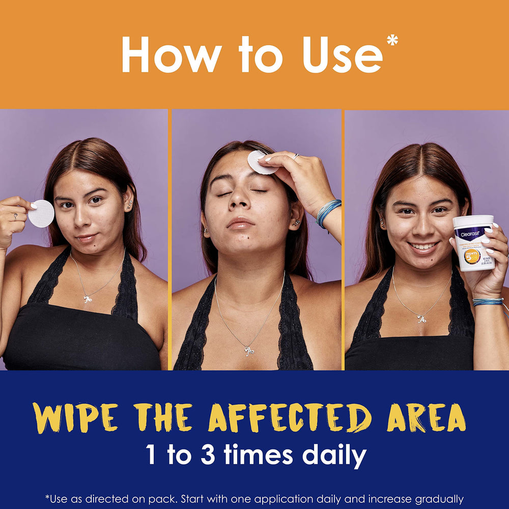 Pad in use demonstrates gentle cleansing and skin refreshment during a routine.