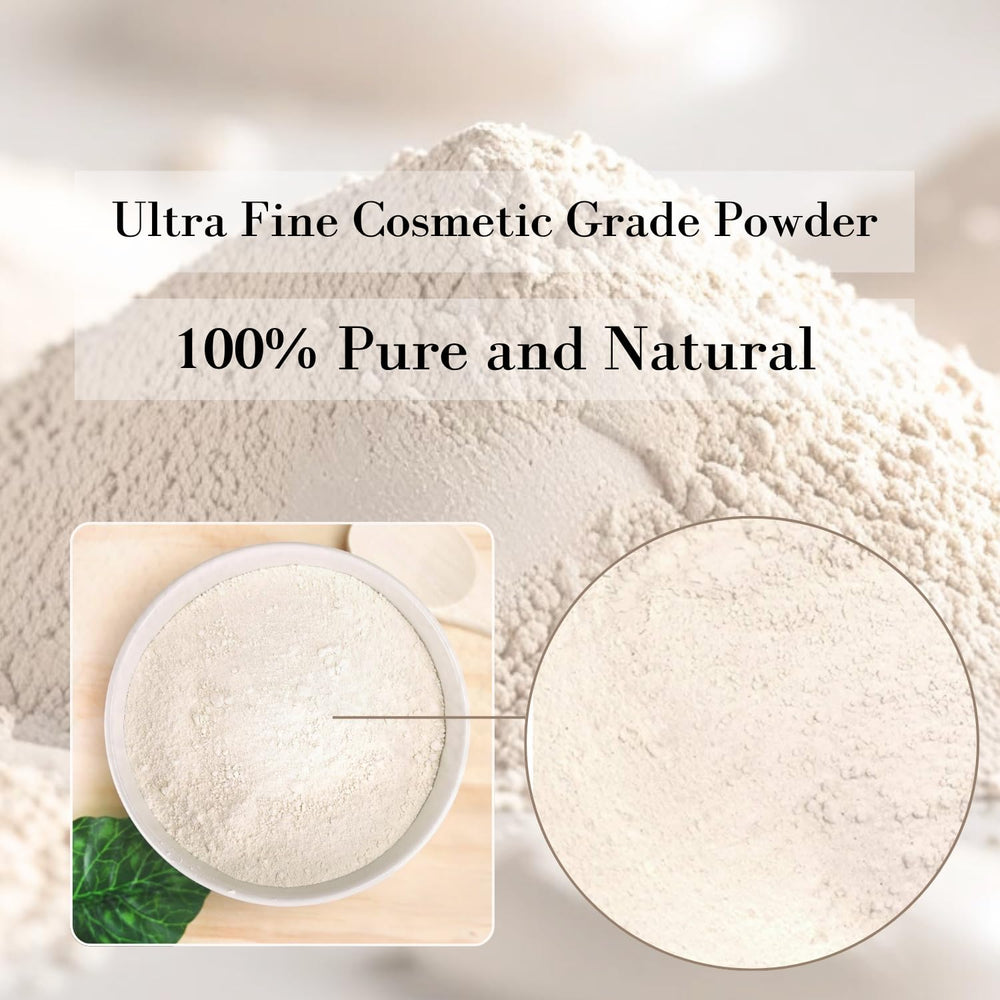 Mezcla ClearLee Kaolin Clay con agua de rosas para mascarilla casera revitalizante.