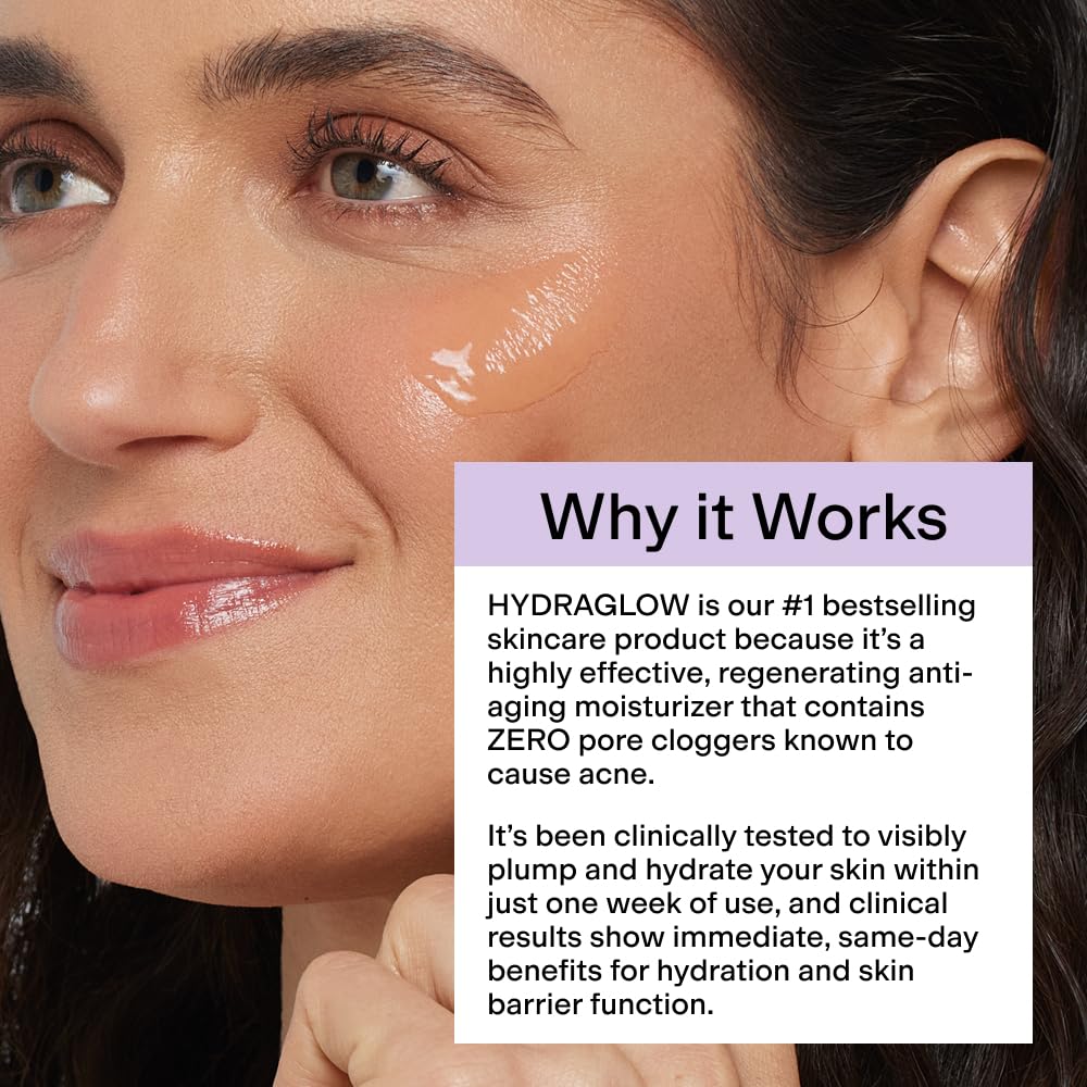CLEARSTEM HYDRAGLOW routine-scene with blemish-friendly care.