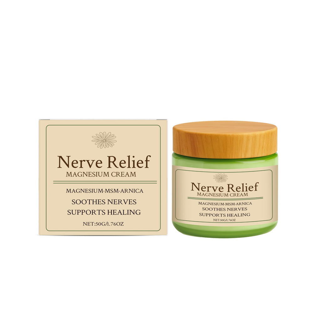 CleJoy Alivio Nervios crema magnesio con MSM y árnica para hidratar la piel y calma suave.