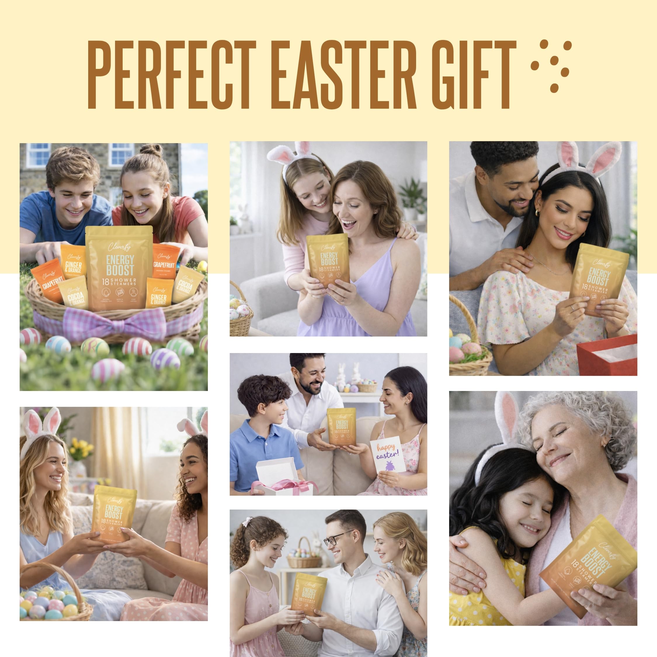 CLEVERFY Grapefruit steamers highlight bright citrus aroma for energizing mornings.