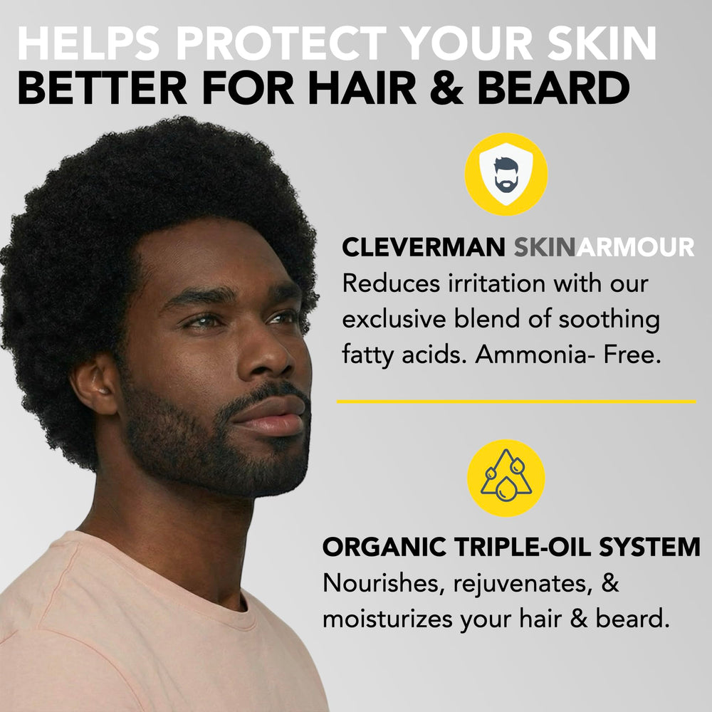 CLEVERMAN 7-minute color results with salon-like finish.