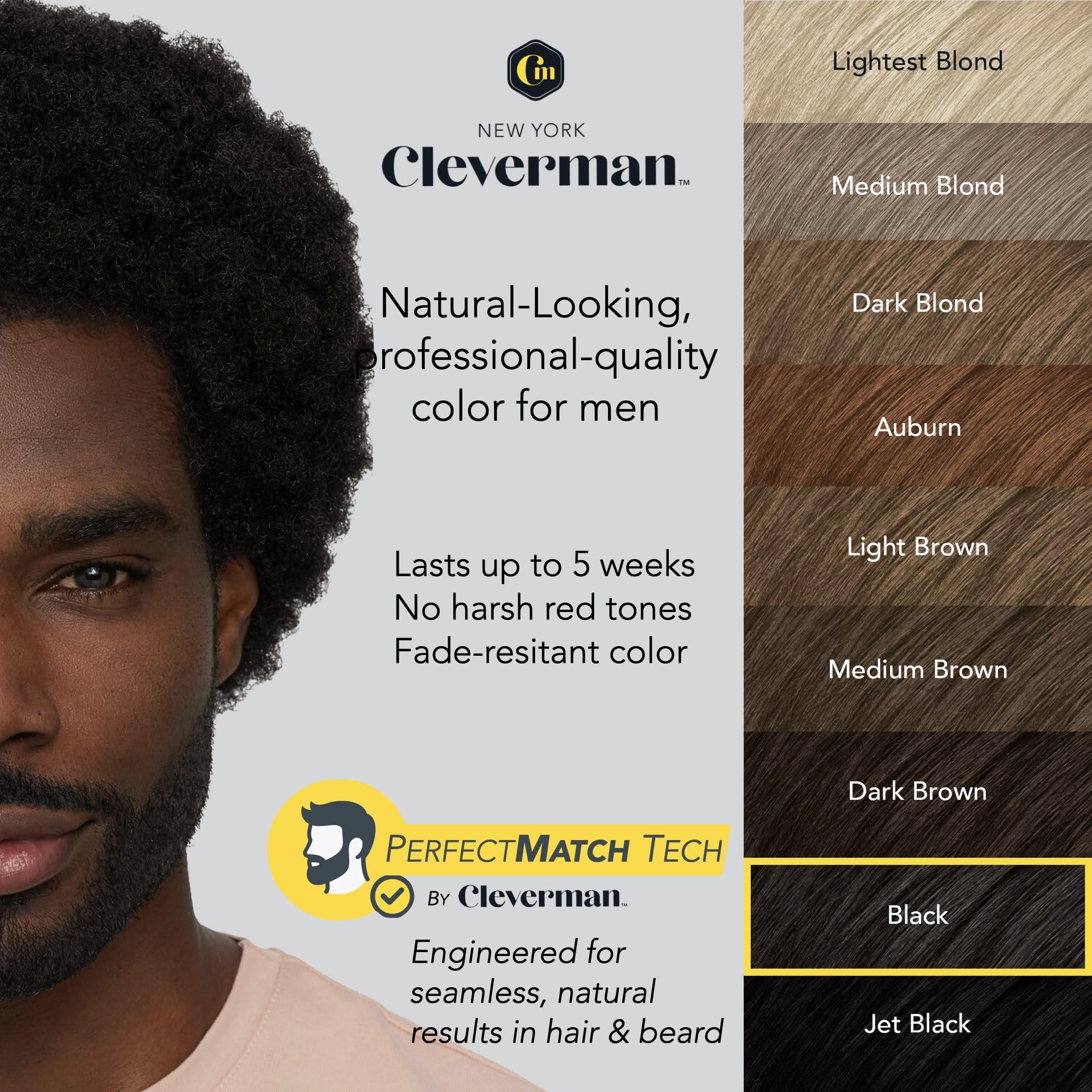 CLEVERMAN SkinArmour no-drip cream protects skin during dyeing.