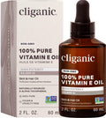 Cliganic Pure Vitamin E Oil – 60,000 IU, Non-GMO, Vegan, For Skin, Hair & Nails