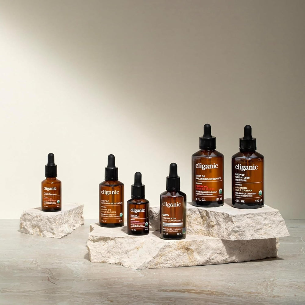 Cliganic Aceite de Vitamina E para cabello y piel, ayuda a revitalizar la apariencia.
