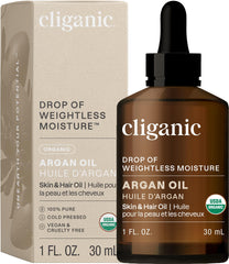 Cliganic Argan Oil bottle 1oz, pure and multipurpose use