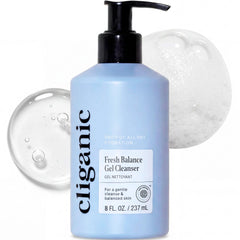 Cliganic gel limpiador facial hidratante limpia sin resecar la piel