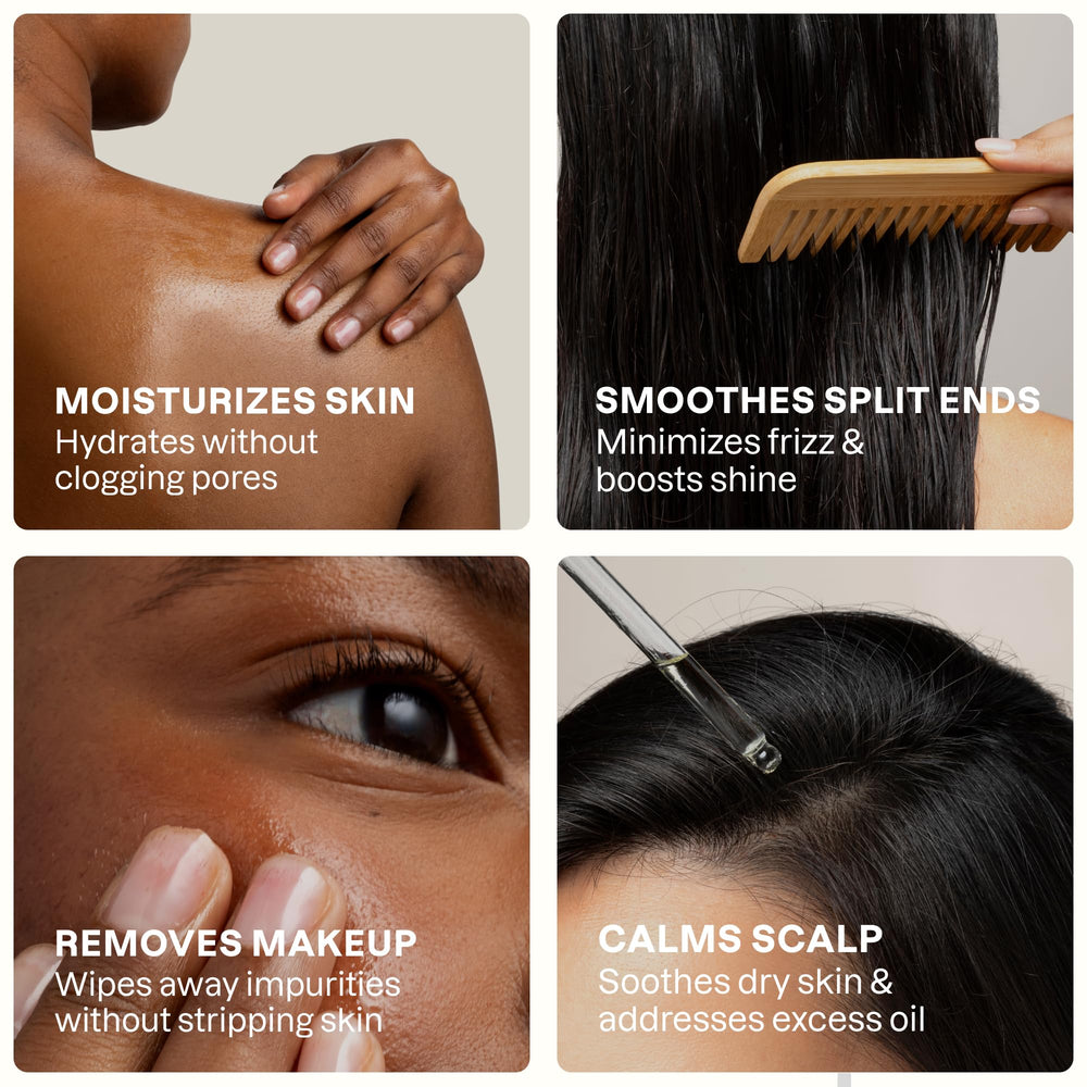 Absorción rápida de Cliganic Jojoba Oil para piel suave