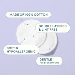 Cliganic Pure Natural Cotton Rounds promote eco-friendly beauty routines.