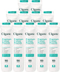 Cliganic Premium Cotton Rounds for Face – 1200 Count Bulk Pack | Hypoallergenic & Lint-Free