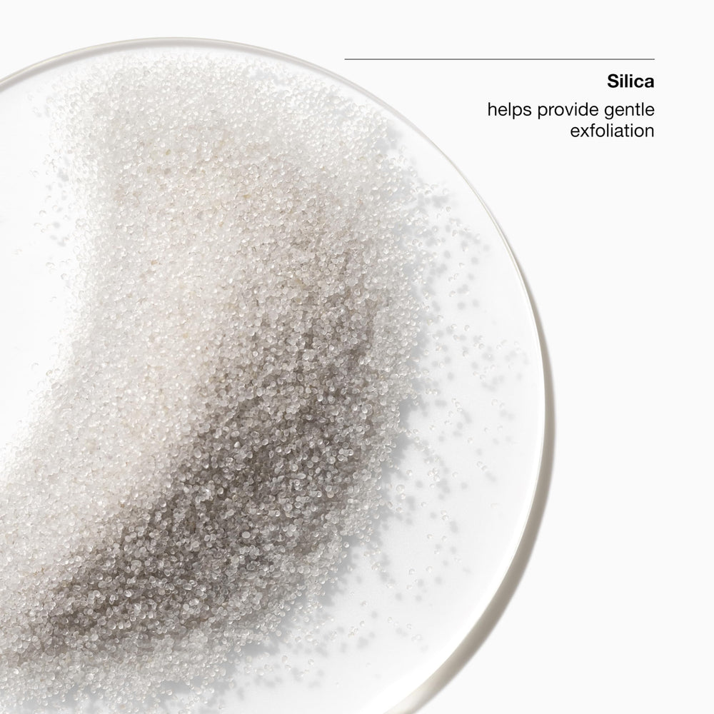Clinique 7 Day Scrub Cream silica grains visible for mild exfoliation.