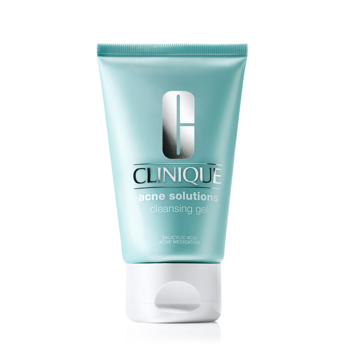 Clinique Acne Solutions Cleansing Gel bottle with foaming action for refreshed skin