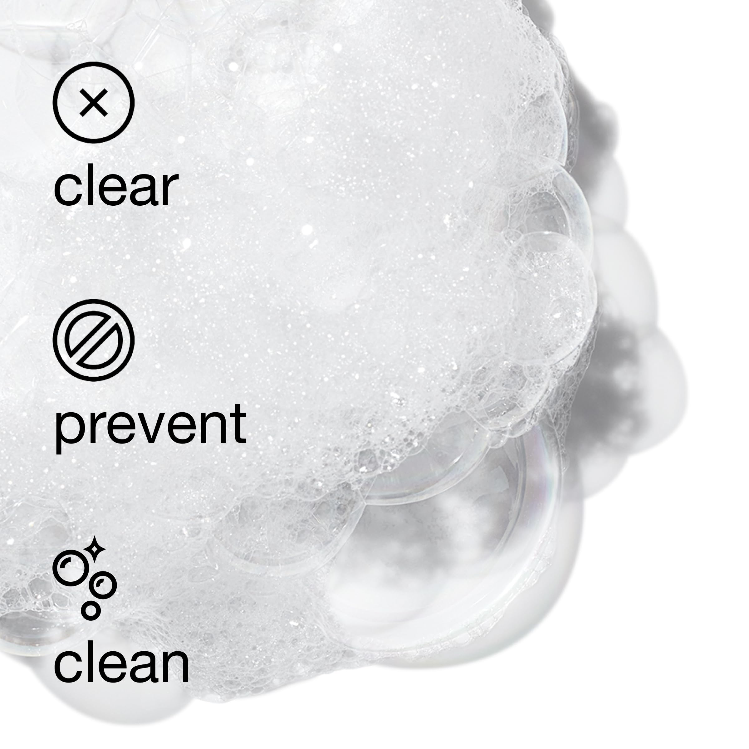 Clinique Acne Solutions Daily Foam Cleanser bottle highlights delicate, skin-friendly foam.