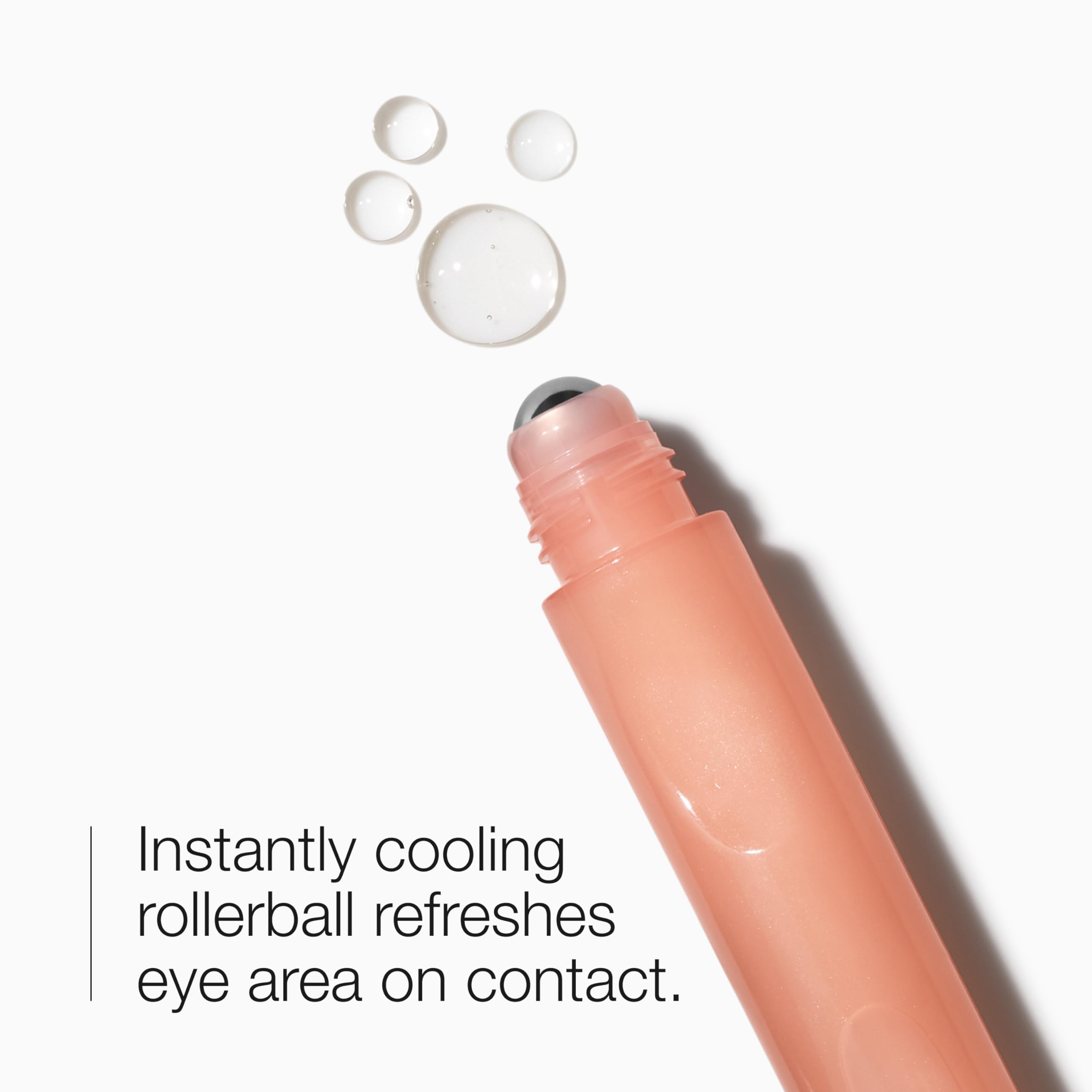 Clinique All About Eyes rollerball application on the under-eye area