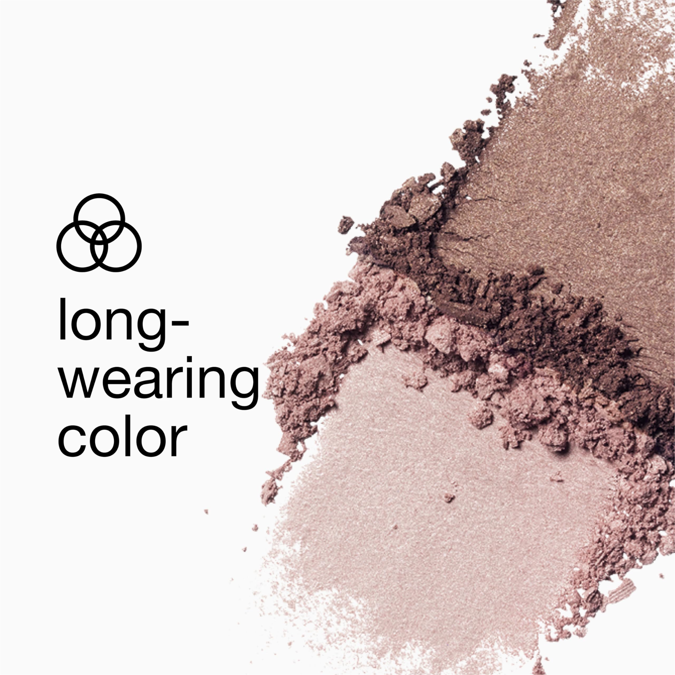 Clinique All About Shadow Duo Platinum Smoke base for cool-toned sophistication.