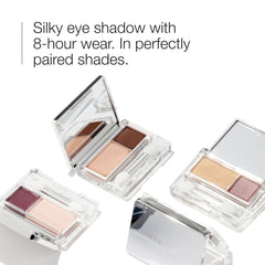 Clinique All About Shadow Duo Rose Gold base for luminous, crease-resistant shade.