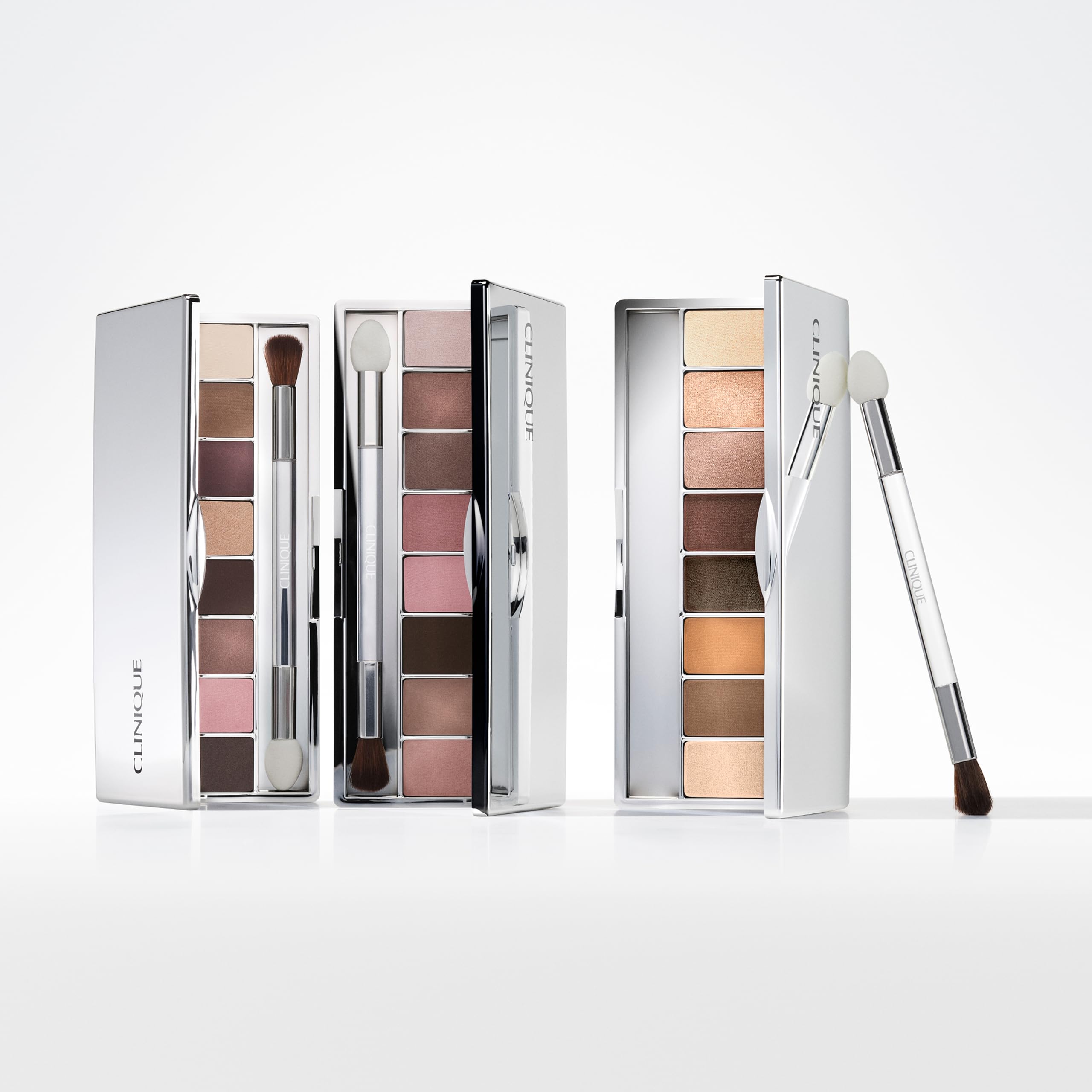 Clinique All About Shadow Palette Long wear finish helps color stay put.