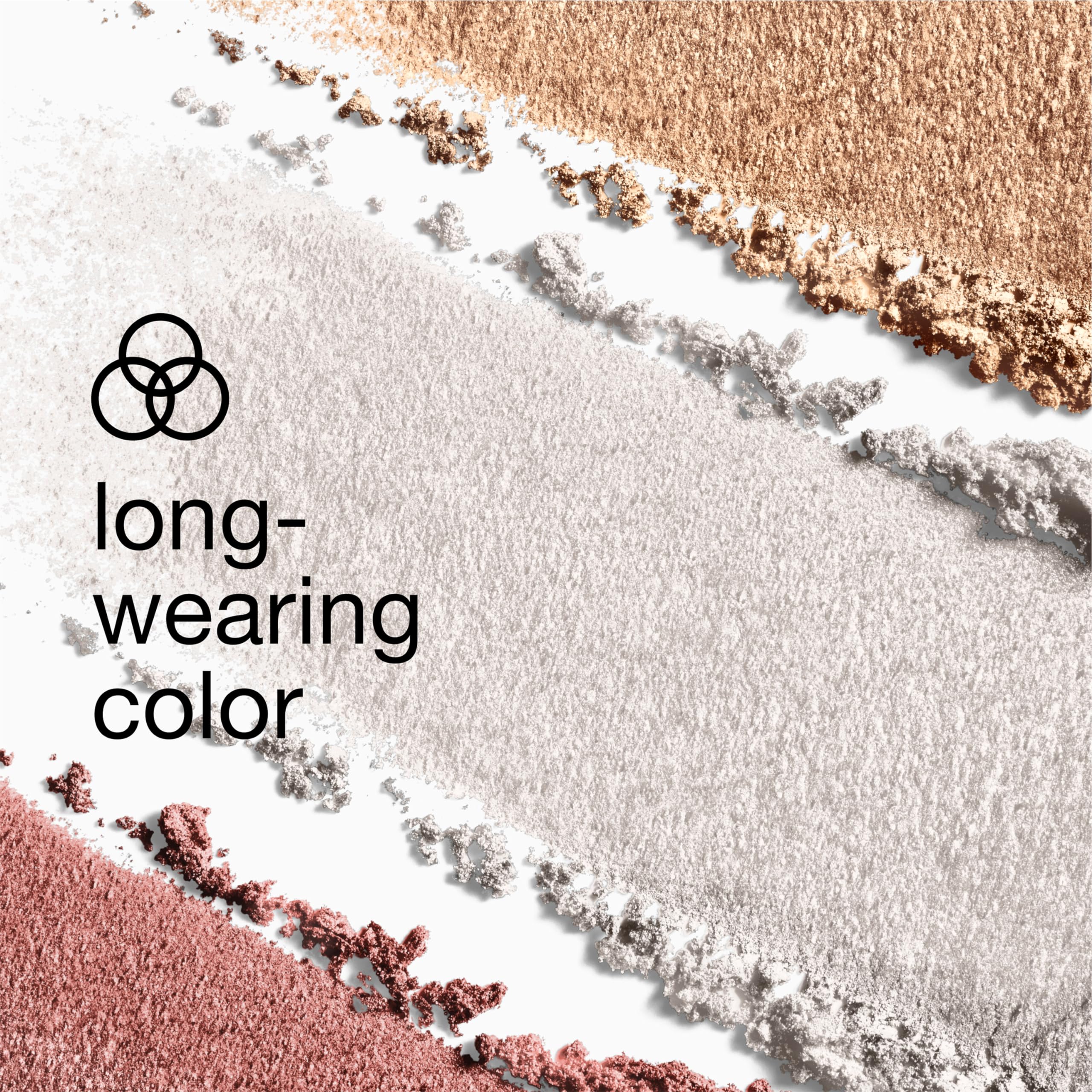Compact with mirror for convenient on-the-go makeup touch-ups.