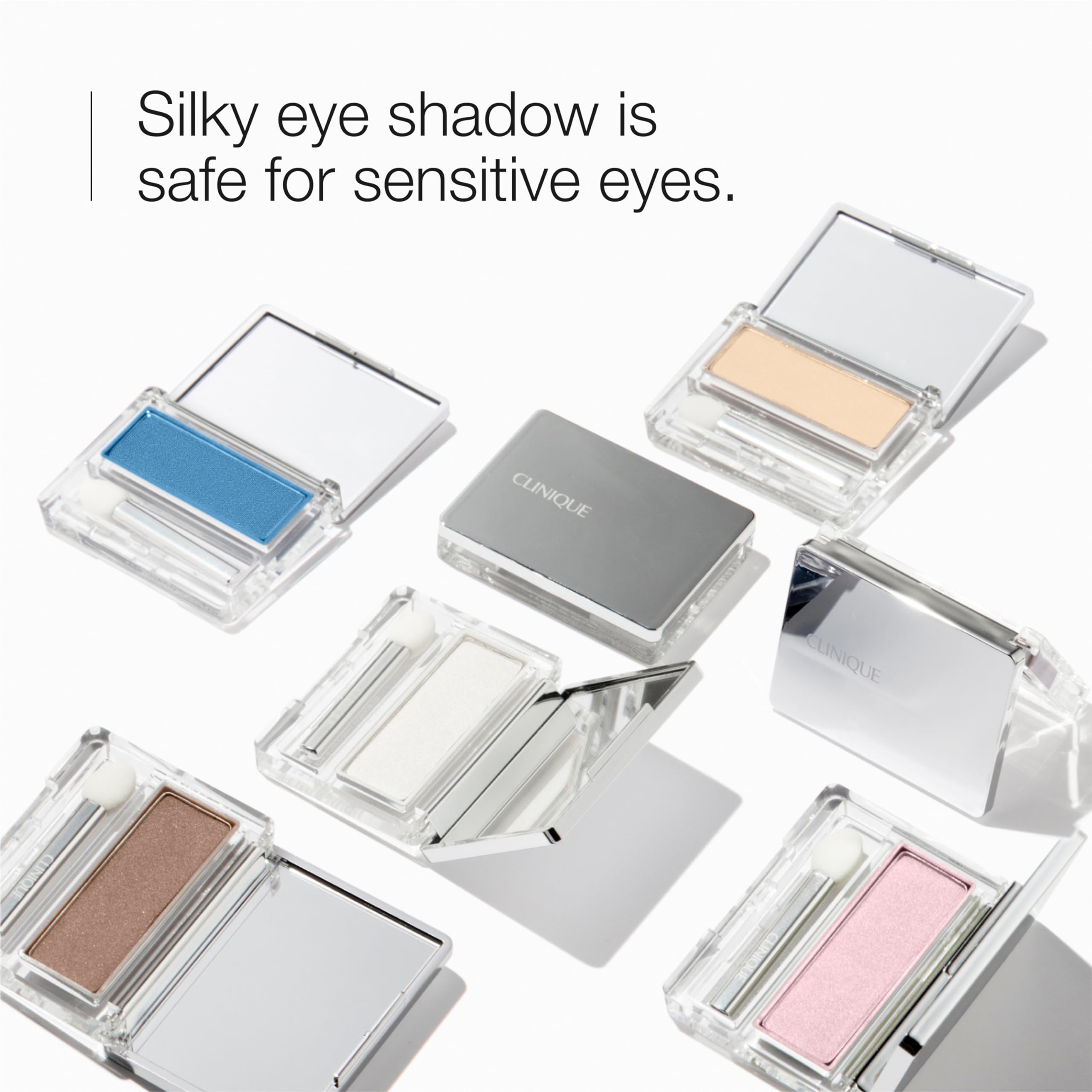 Clinique All About Shadow Sugar Cane powder swatch reveals rich buildable color.