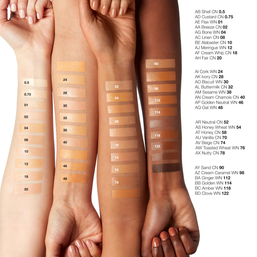 Clinique Beyond Perfecting dermatologist-tested label underscores trusted makeup science.