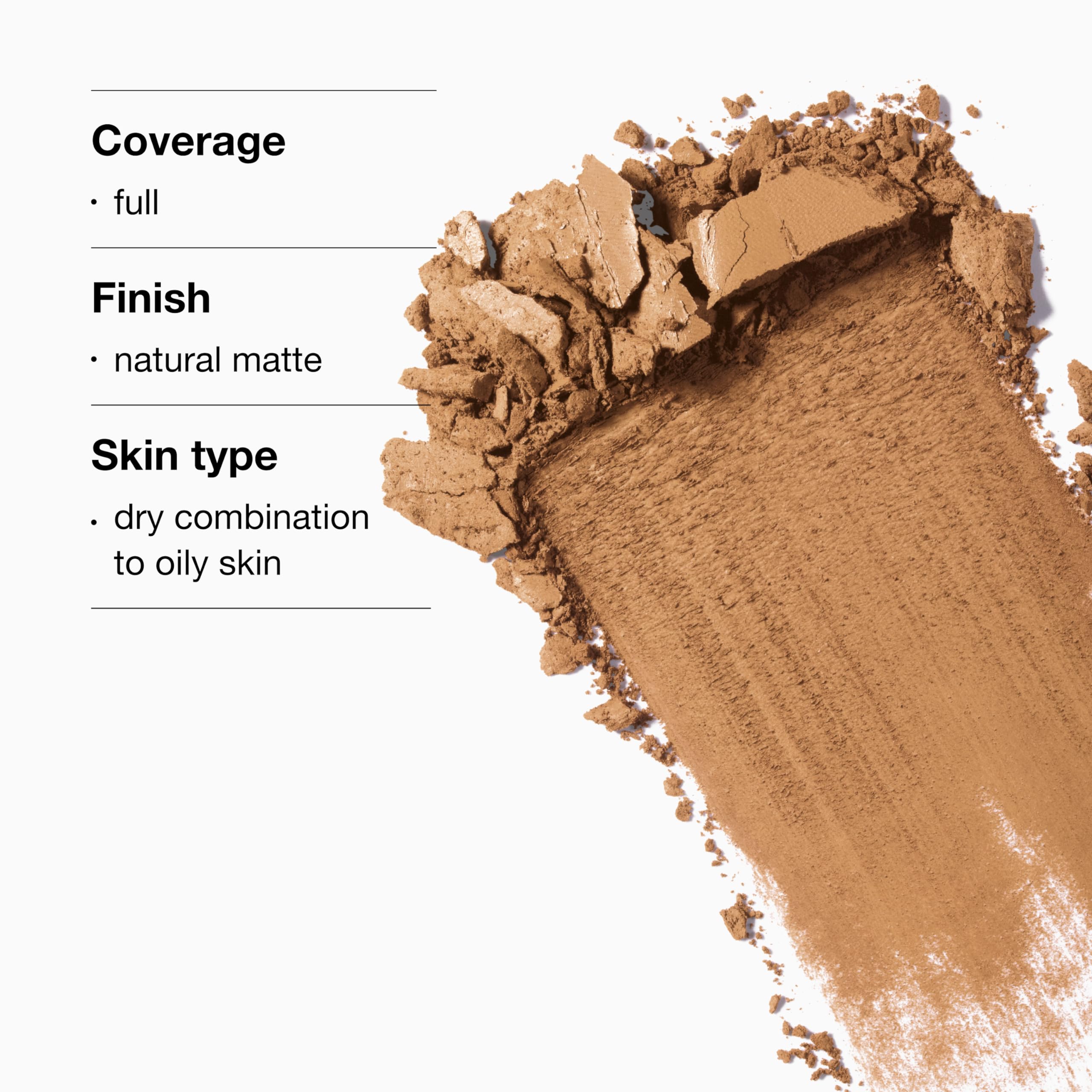 Close-up of natural matte finish texture on Clinique Beyond Perfecting powder