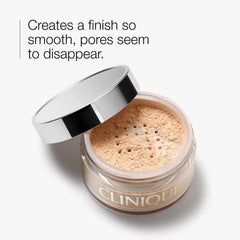 Clinique Blended Face Loose Powder brush application demonstrates how to set makeup with a silky finish.