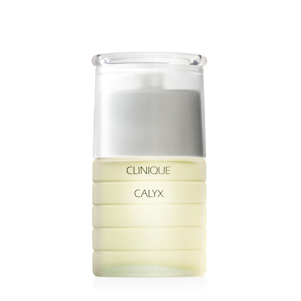 Clinique Calyx bottle front view highlighting citrus top notes.
