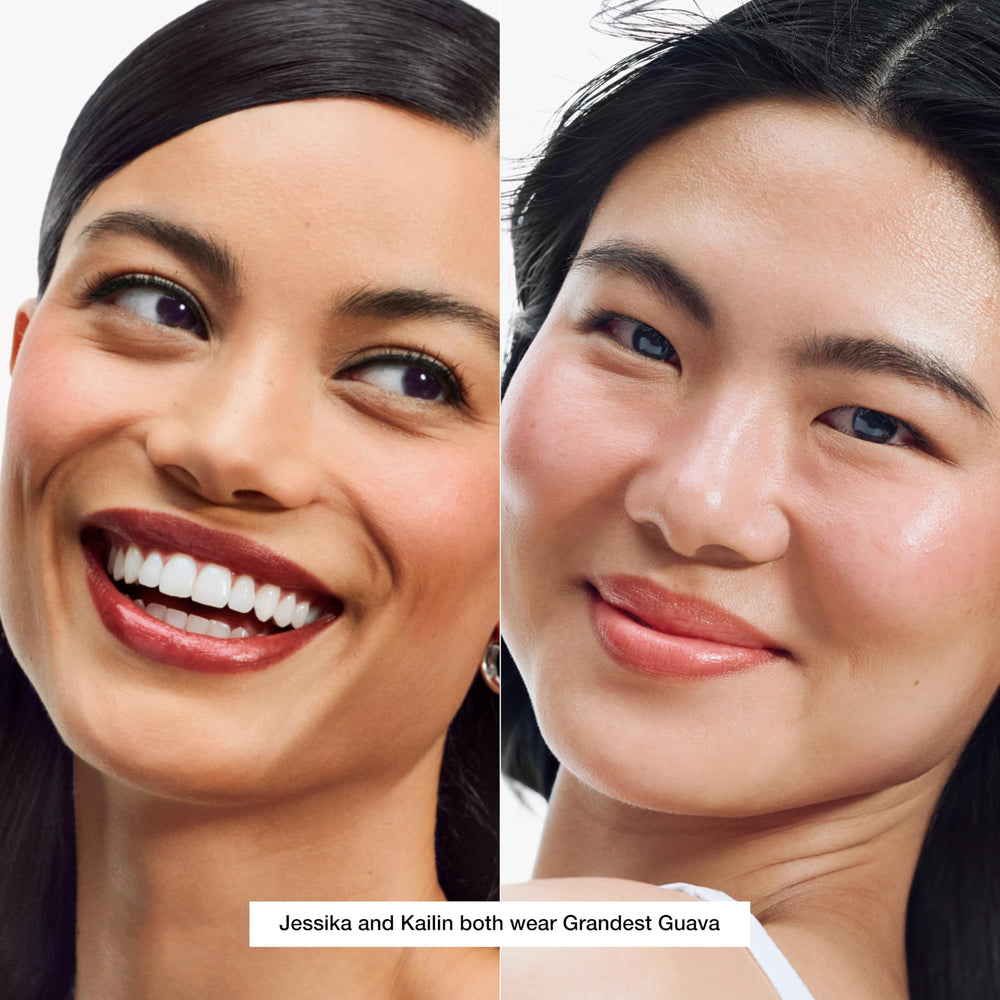 Buildable color from sheer wash to bold flush with this blush.