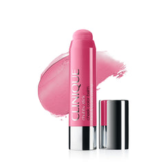 Clinique Chubby Stick Cheek Balm in Poppin' Pink for a natural glow.