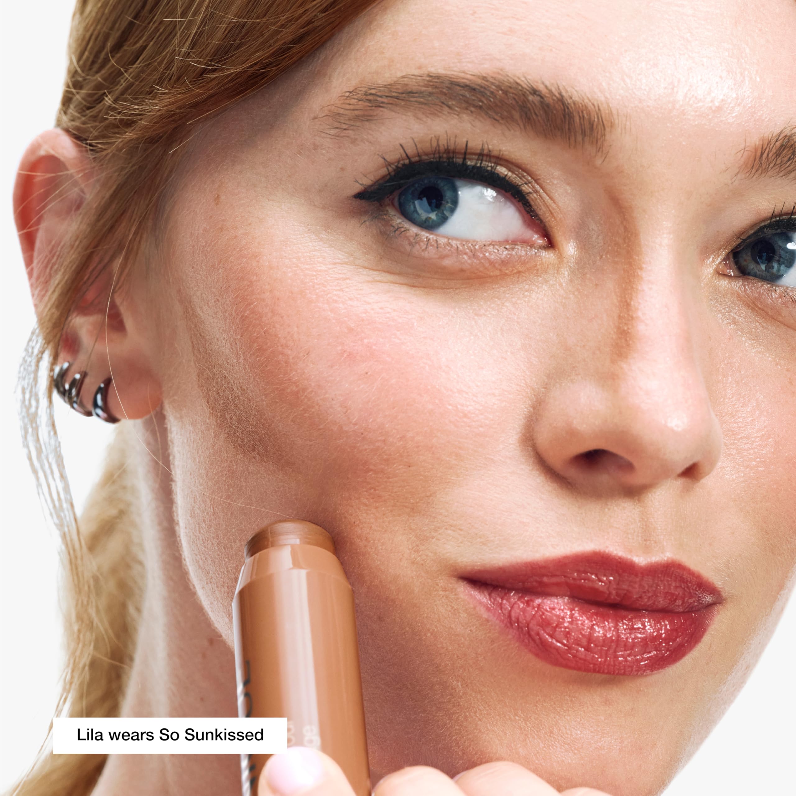 Clinique Chubby Stick Sculpting Contour shapes the nose for gentle lift.