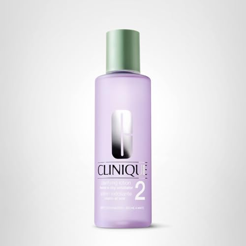 Clinique Clarifying Lotion 2 dermatologist-tested seal indicates careful testing.