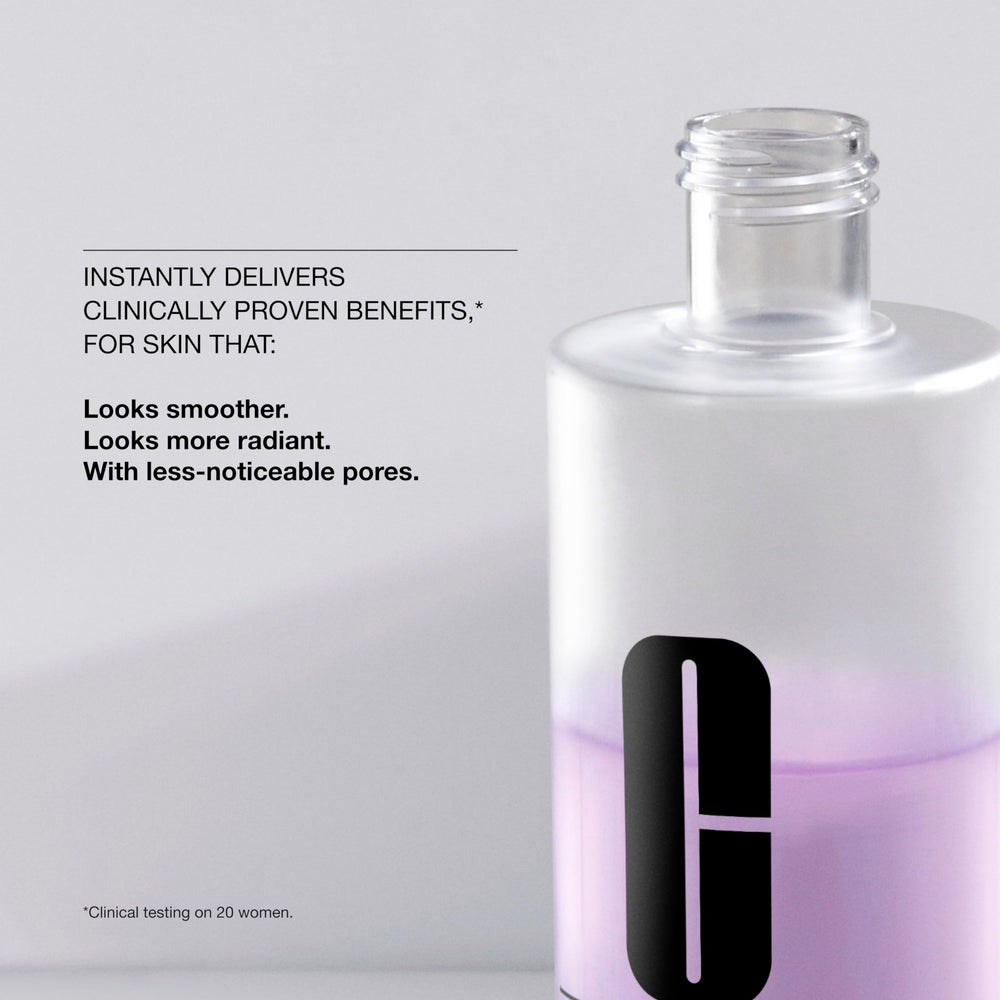 Clinique Clarifying Lotion 2 skin-type formulas guide your routine.