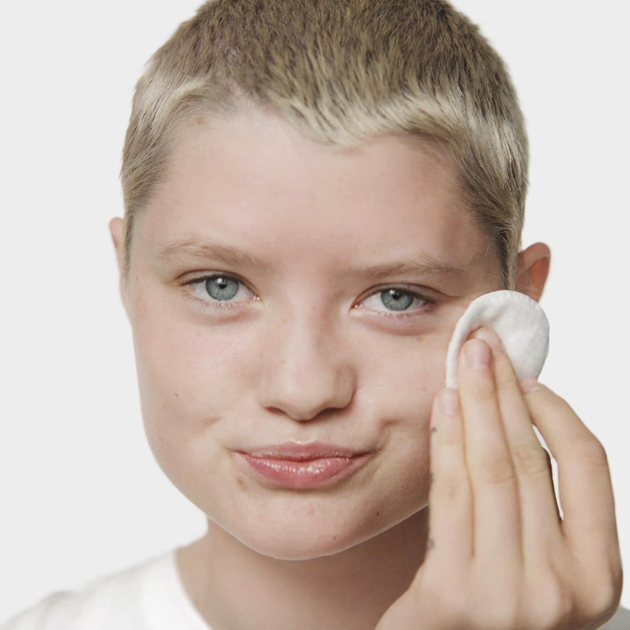 Daily routine step 2 concept with Clinique Clarifying Lotion 4 in use.