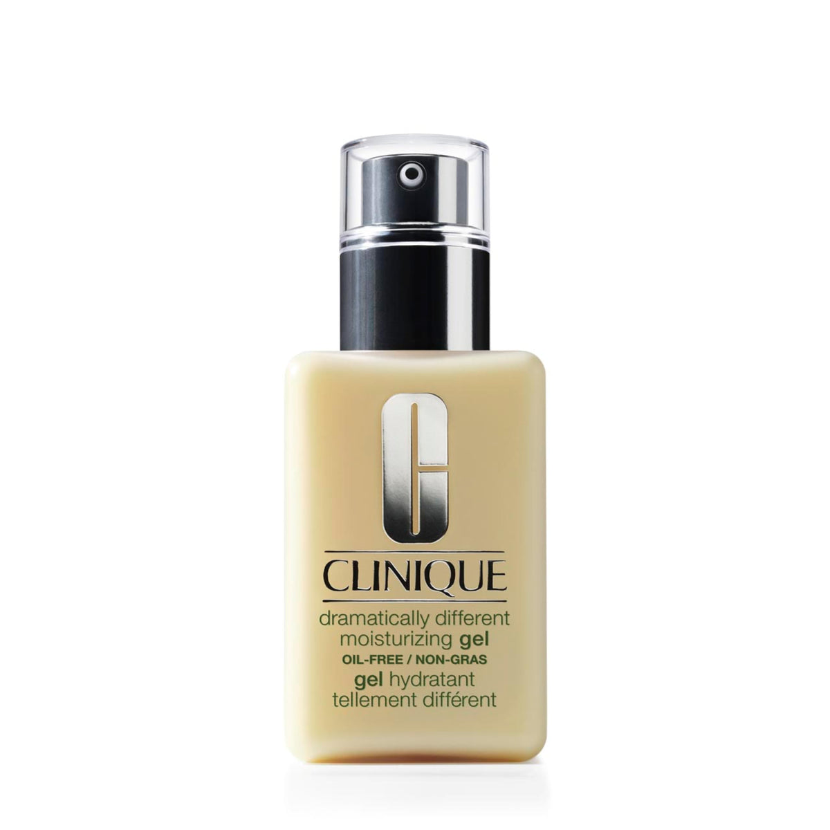 Clinique Dramatically Different Gel bottle pour showing oil-free hydration