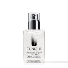 Clinique Dramatically Different Hydrating Jelly bottle with pump for quick, oil-free hydration.