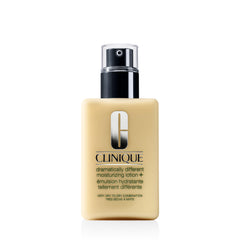 Clinique Dramatically Different Moisturizing Lotion+ bottle delivering long-lasting hydration for dry skin