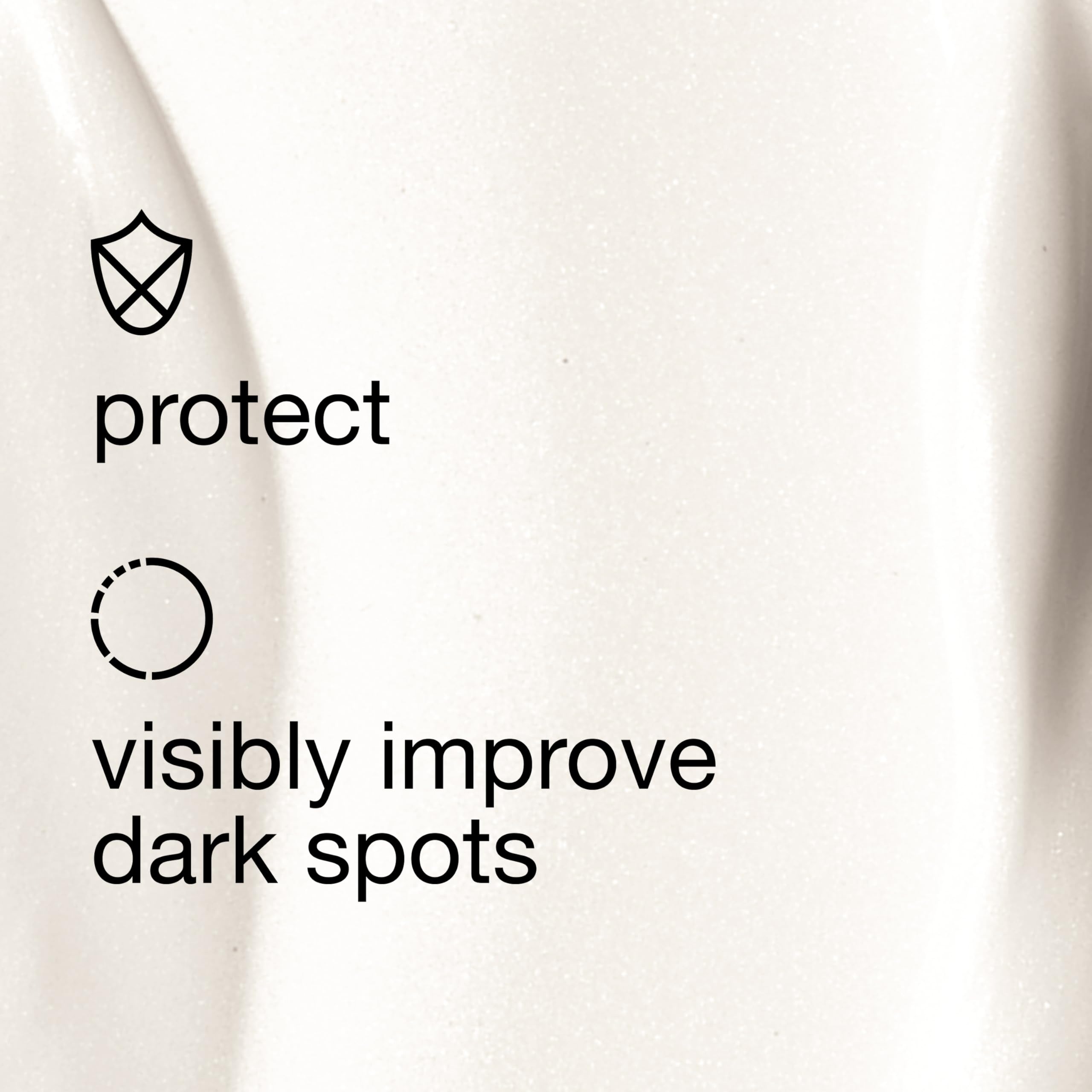 Swatch of Clinique Even Better Brightening moisturizer close-up on cream texture.