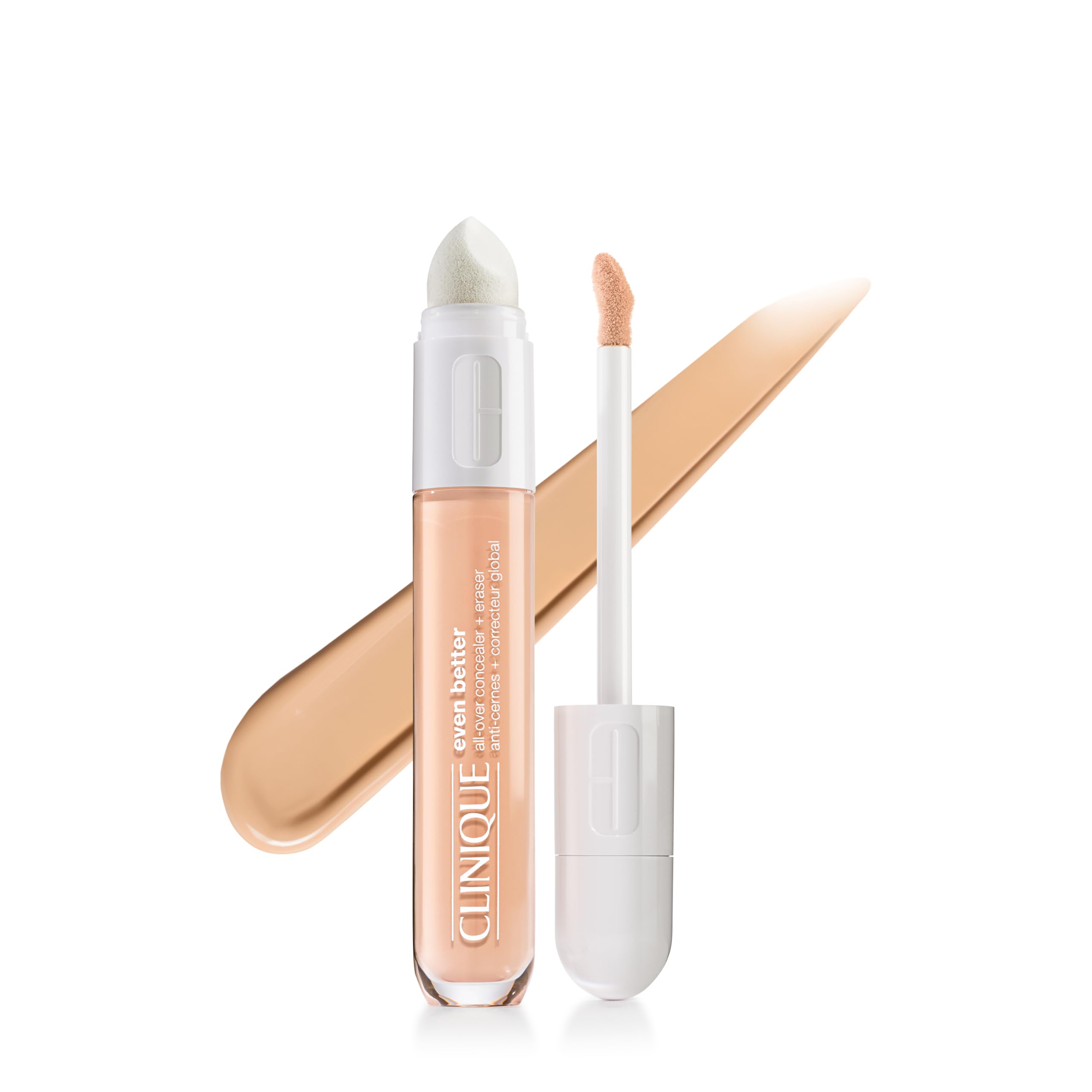 Clinique Even Better Concealer tube with wand for precise coverage and long wear.